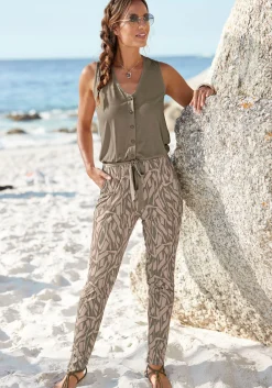 Overalls|Buffalo Overall khaki-sandbedruckt