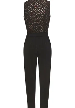 Strandmode|Overalls|LASCANA Overall schwarz-gold
