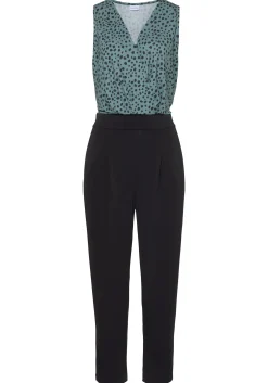 Overalls|LASCANA Overall grün-schwarz