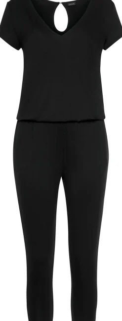 Overalls|LASCANA 7/8-Overall schwarz