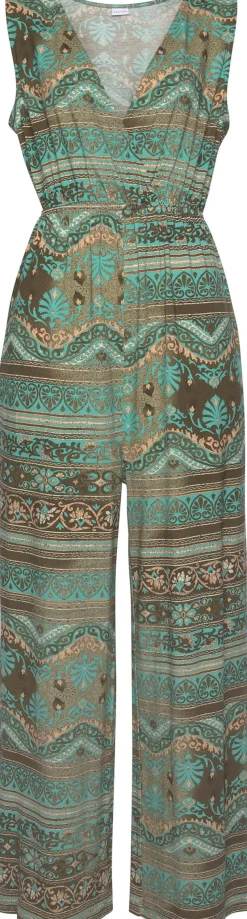 Strandmode|Overalls|LASCANA Overall türkis-bedruckt