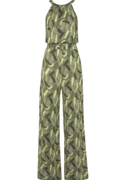 Overalls|s.Oliver Overall grünbedruckt