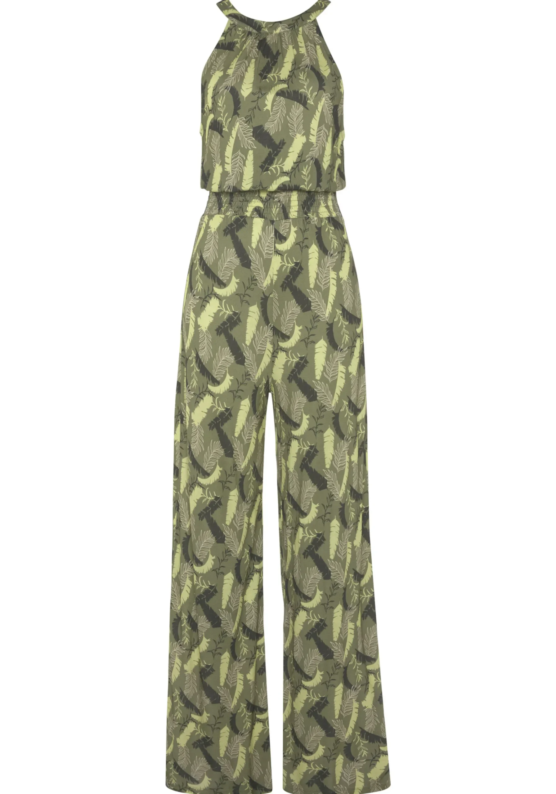 Overalls|s.Oliver Overall grünbedruckt