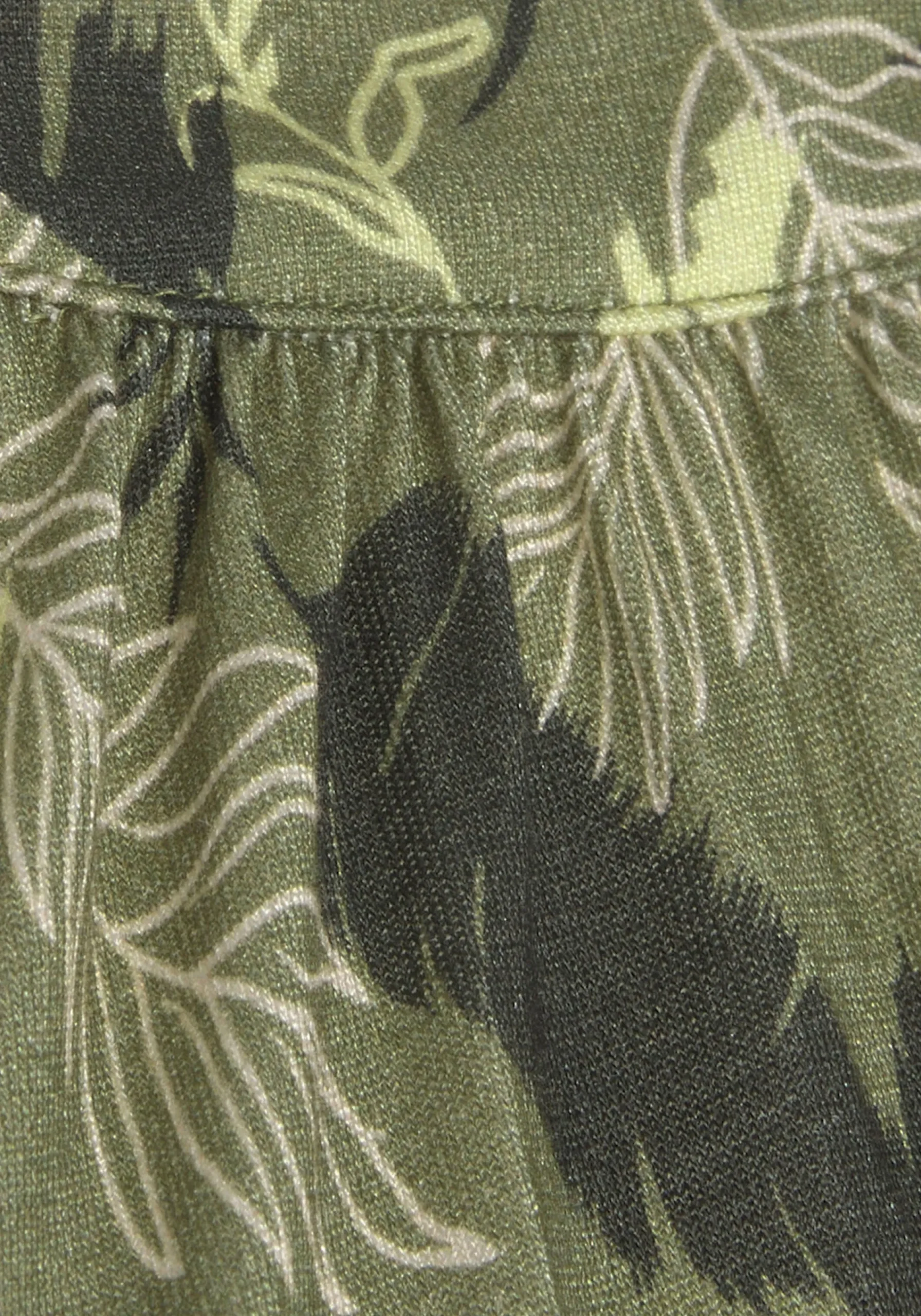 Overalls|s.Oliver Overall grünbedruckt