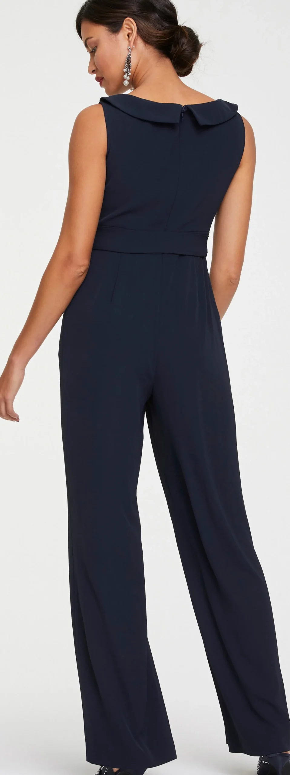 Overalls|heine Overall mit Bindegürtel marine