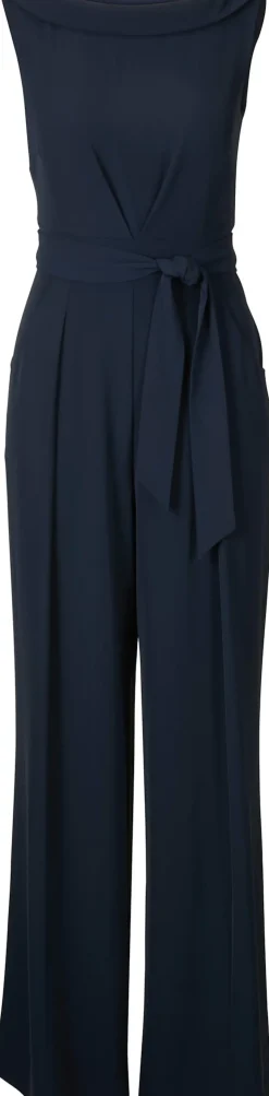 Overalls|heine Overall mit Bindegürtel marine