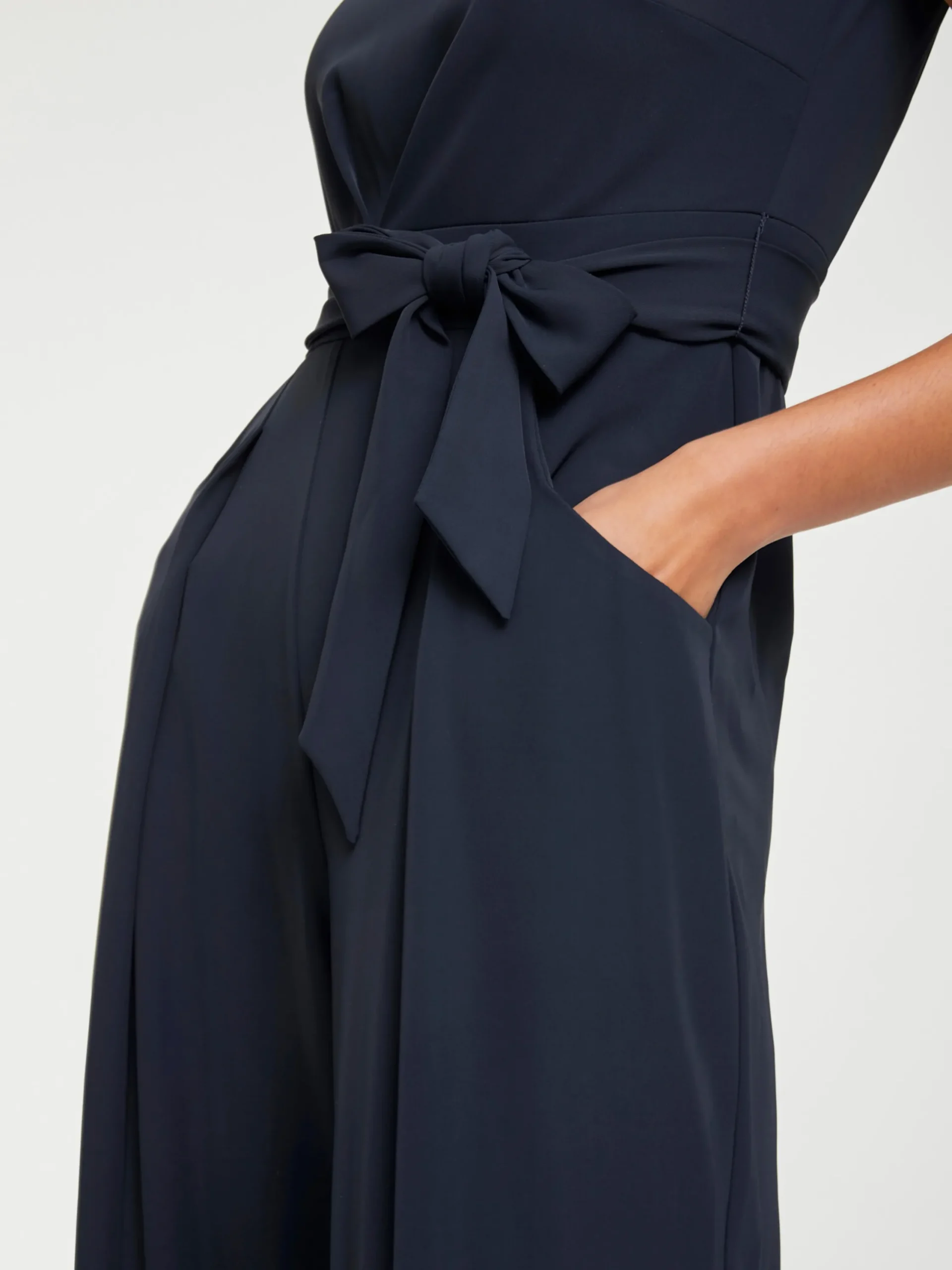 Overalls|heine Overall mit Bindegürtel marine