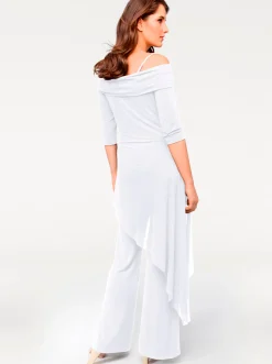 Overalls|heine Overall mit Carmen-Ausschnitt ecru