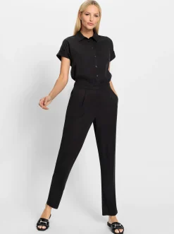 Overalls|heine Overall mit verdecktem Reißverschluss schwarz