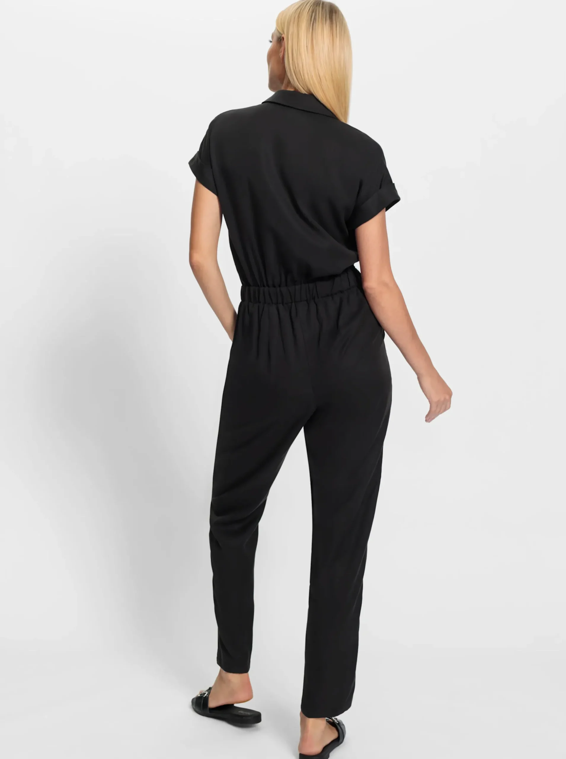 Overalls|heine Overall mit verdecktem Reißverschluss schwarz