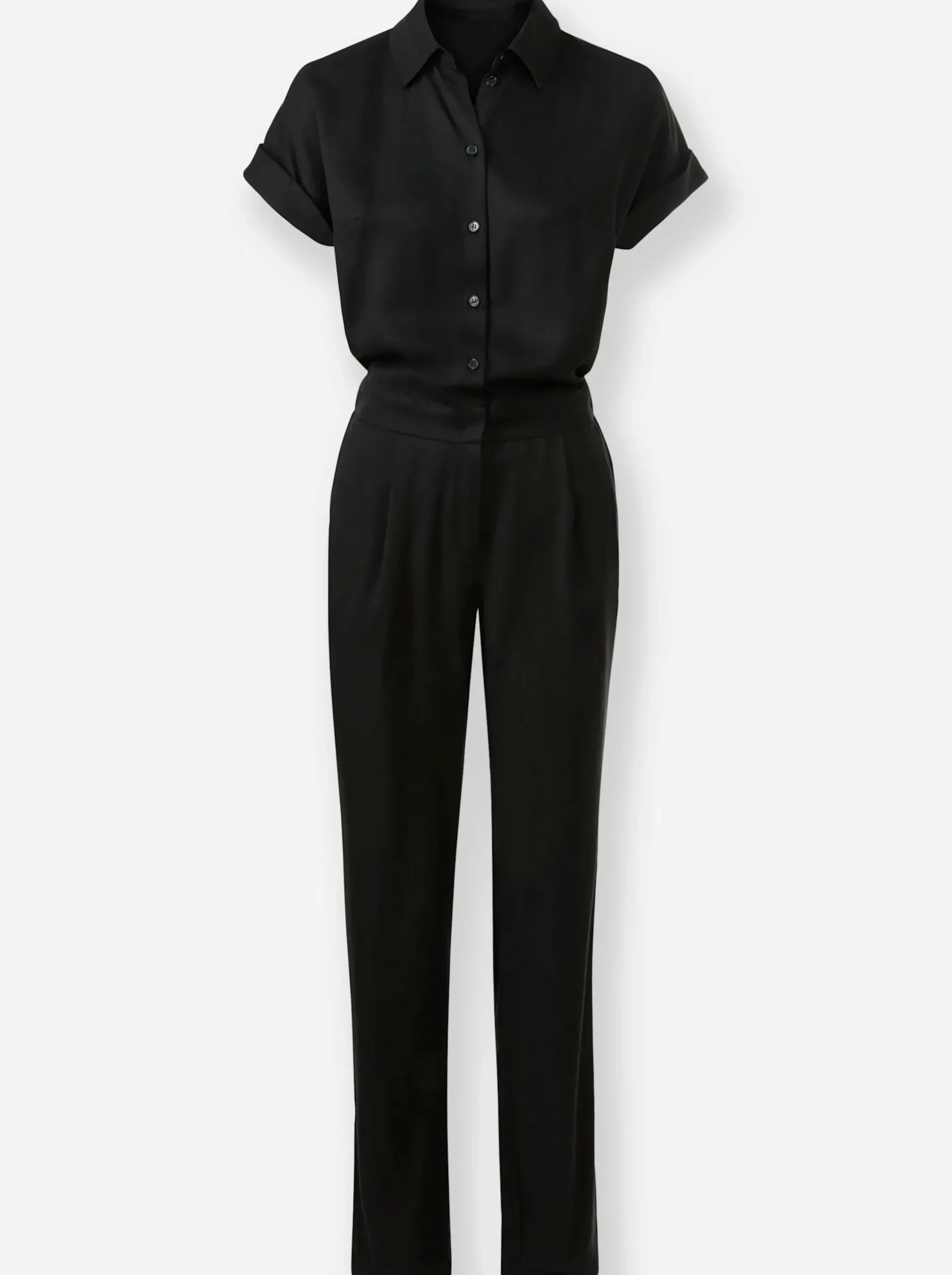 Overalls|heine Overall mit verdecktem Reißverschluss schwarz