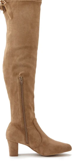 Stiefel|LASCANA Overkneestiefel sand