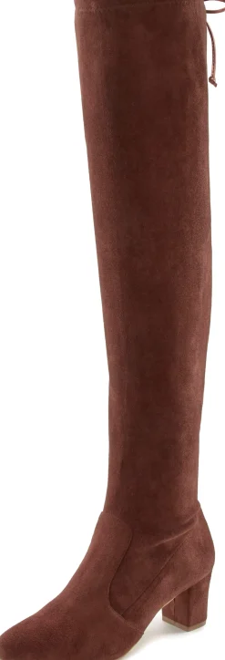 Stiefel|LASCANA Overkneestiefel dunkelbraun