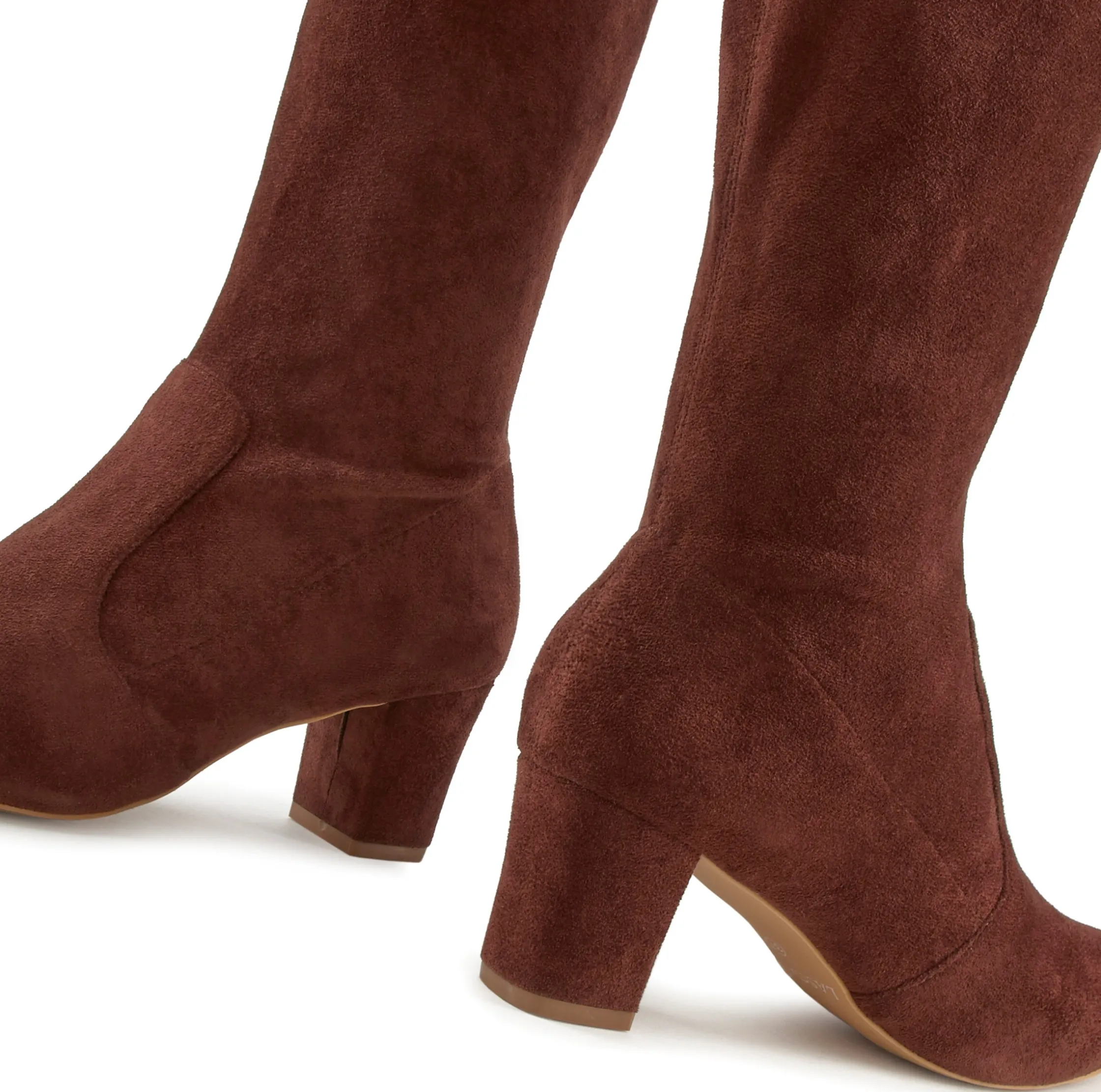 Stiefel|LASCANA Overkneestiefel dunkelbraun