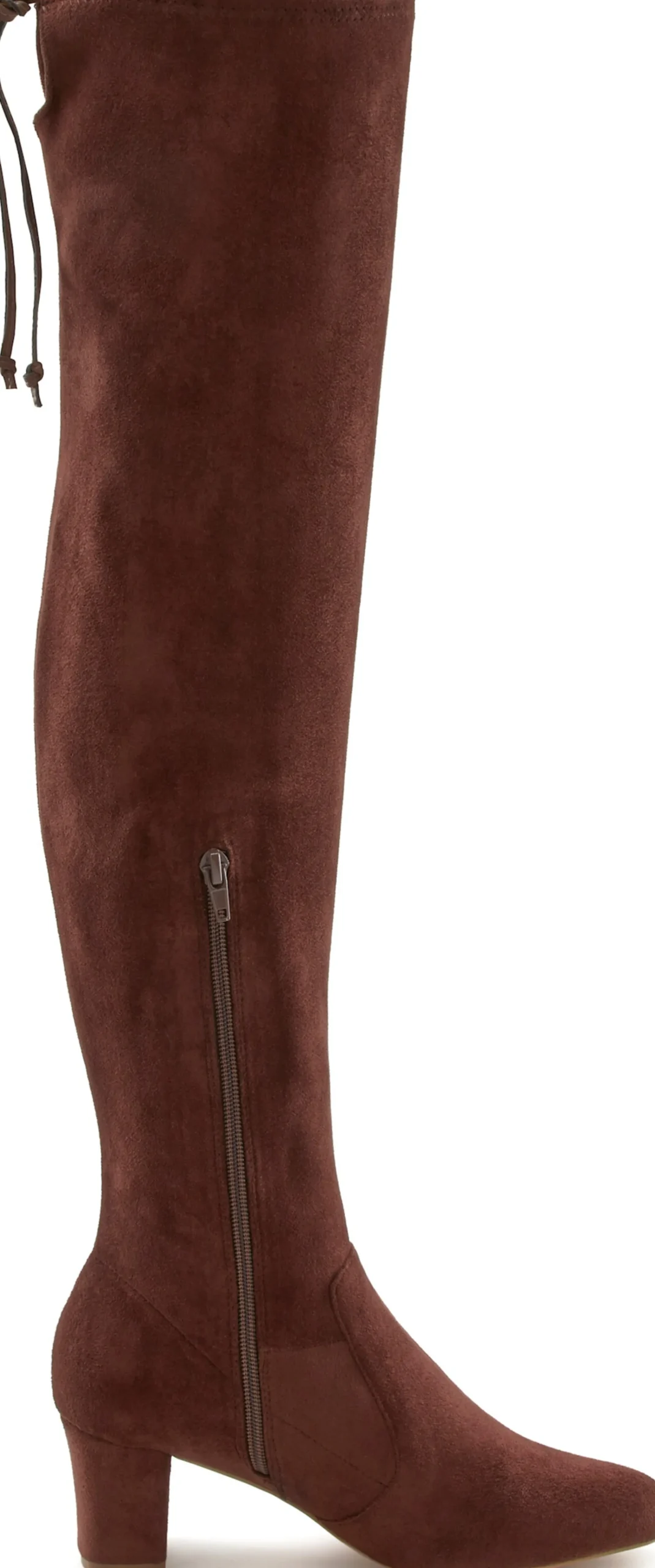 Stiefel|LASCANA Overkneestiefel dunkelbraun