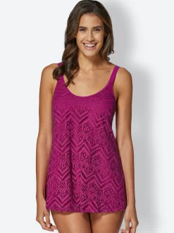 Tankinis|feel good Oversized-Tankini-Top magenta
