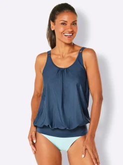 Tankinis|feel good Oversized-Tankini-Top dunkelblau