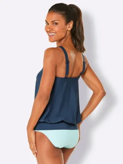 Tankinis|feel good Oversized-Tankini-Top dunkelblau
