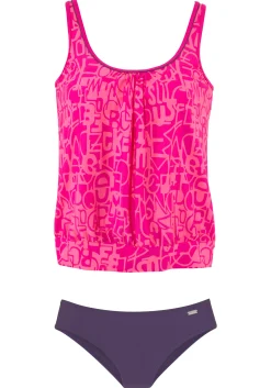 Tankinis|Venice Beach Oversize-Tankini beere-rosa