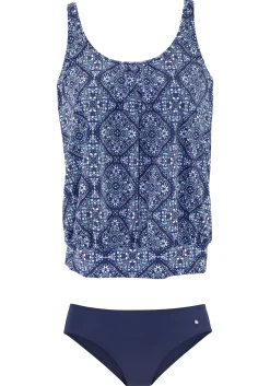 Tankinis|s.Oliver Oversize-Tankini marine-bedruckt