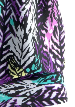 Tankinis|LASCANA Oversize-Tankini schwarz-bedruckt