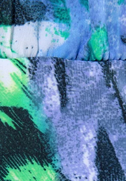Tankinis|LASCANA Oversize-Tankini schwarz-grün