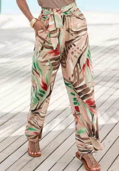 Hosen|Vivance Palazzohose sandbedruckt
