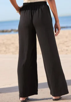 Strandmode|Hosen|LASCANA Palazzohose schwarz