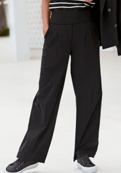 Hosen|LASCANA Palazzohose schwarz