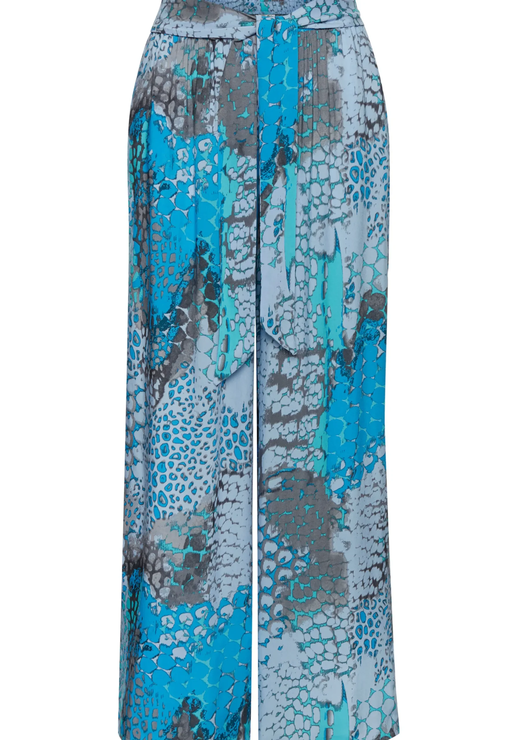 Hosen|Buffalo Palazzohose blaubedruckt