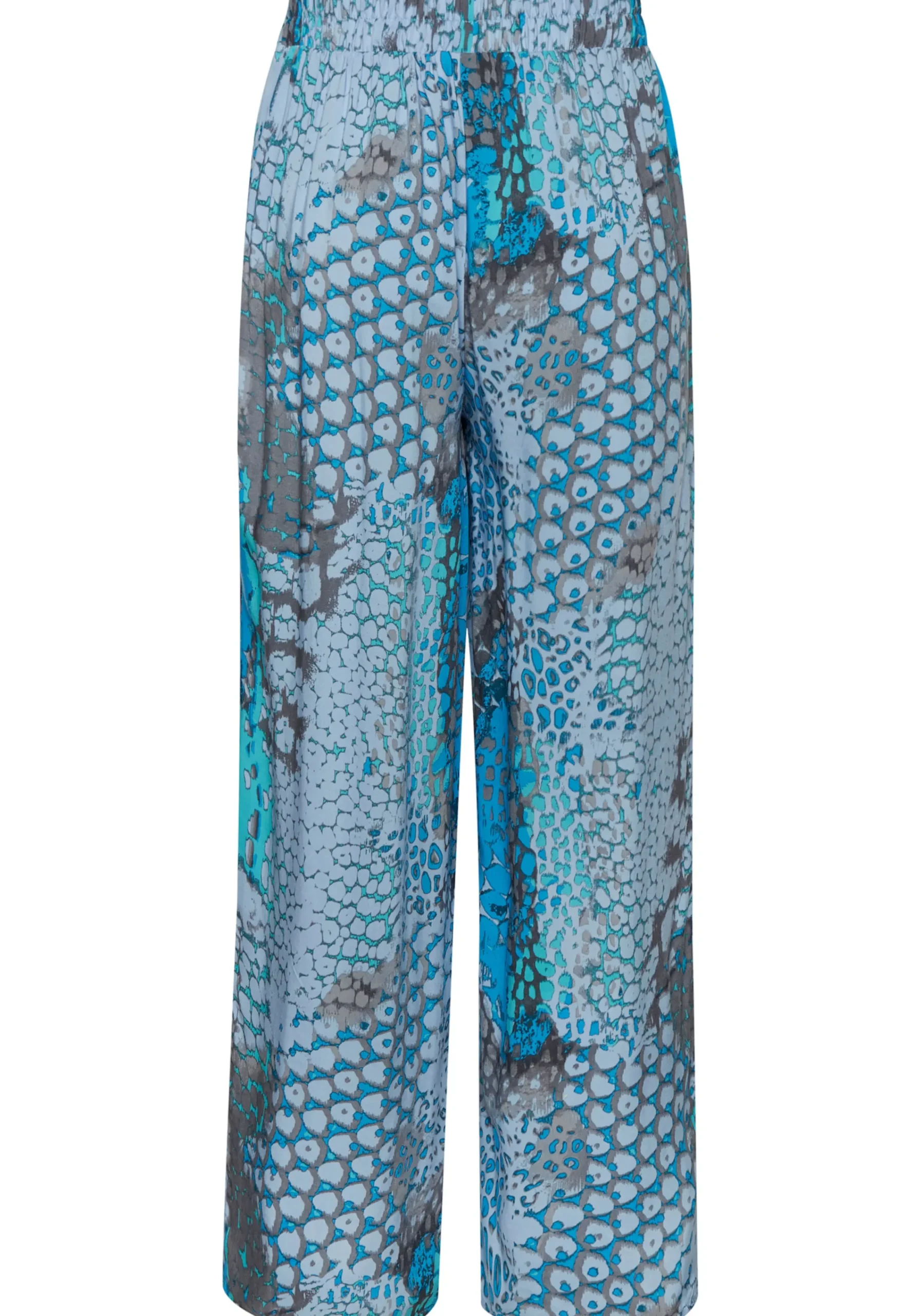 Hosen|Buffalo Palazzohose blaubedruckt