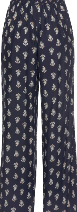 Hosen|Vivance Palazzohose blau-bedruckt