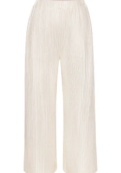 Strandmode|Hosen|LASCANA Palazzohose beige-goldfarben