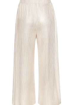 Strandmode|Hosen|LASCANA Palazzohose beige-goldfarben