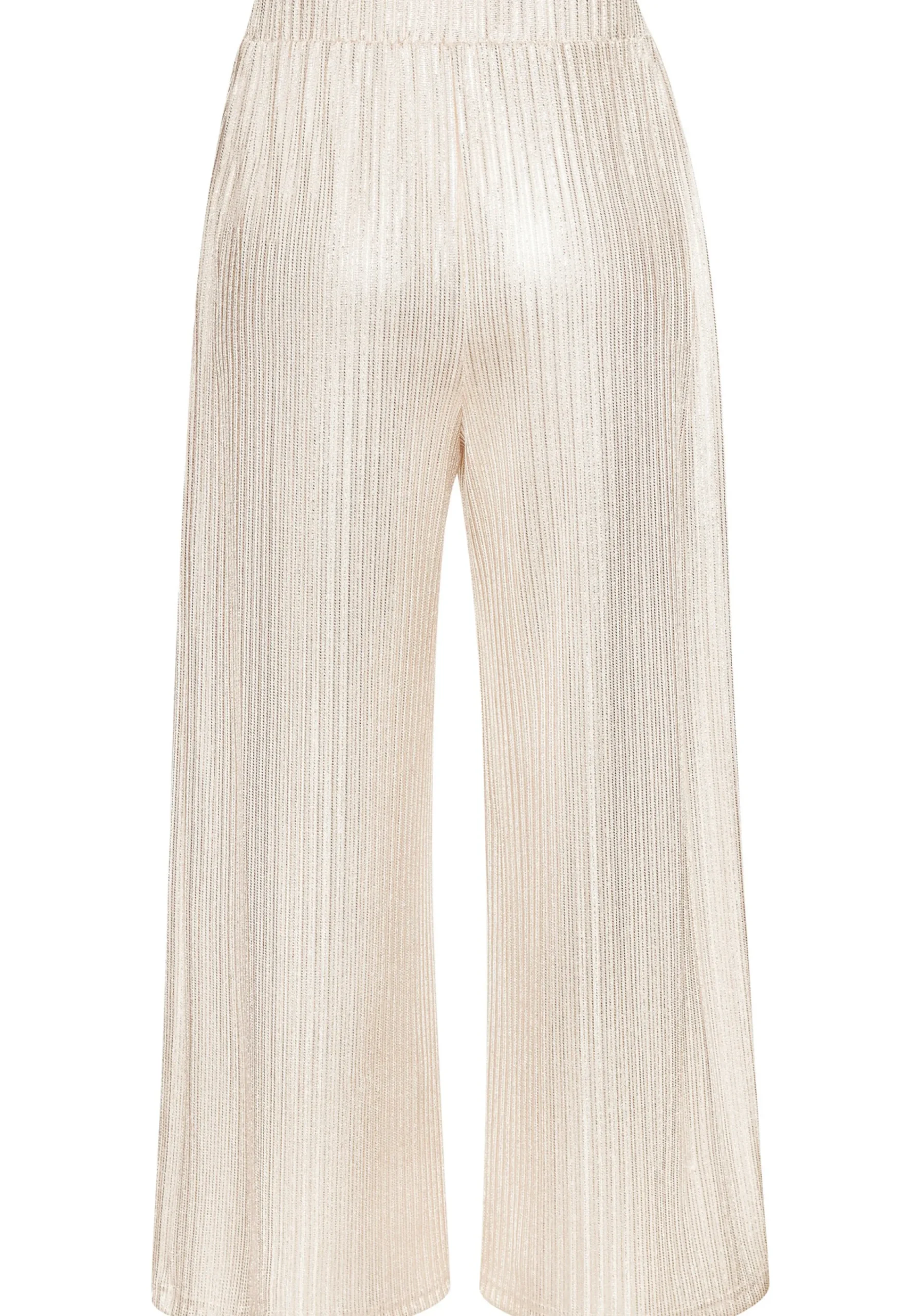 Strandmode|Hosen|LASCANA Palazzohose beige-goldfarben