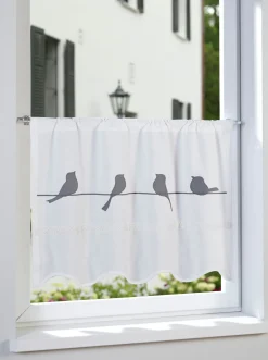Gardinen & Rollos|heine home Panneau weiß-grau