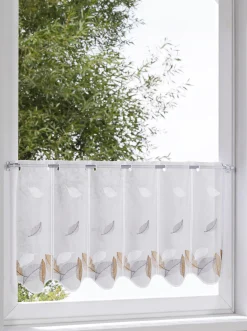 Gardinen & Rollos|heine home Panneaux weiß-beige