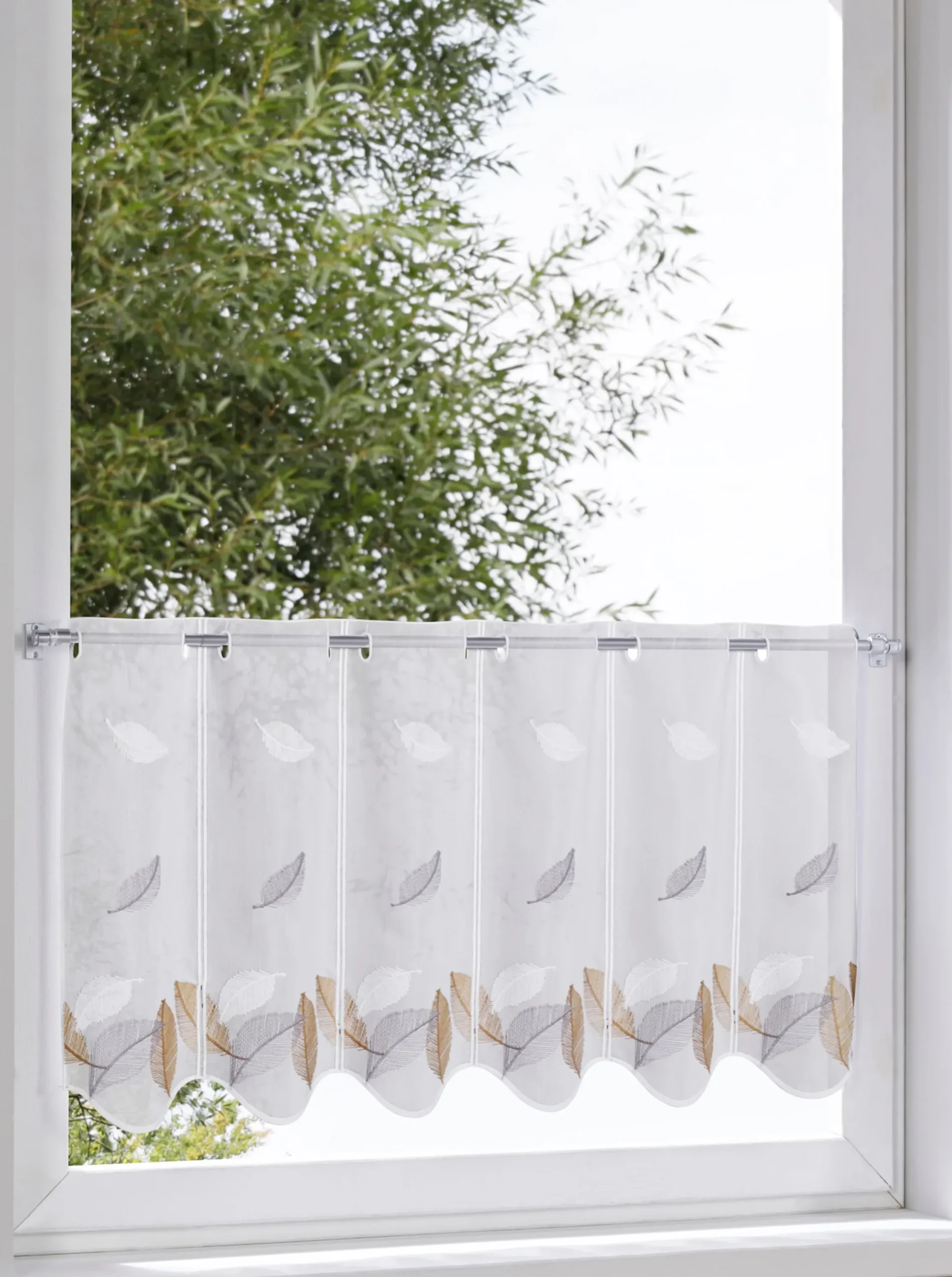 Gardinen & Rollos|heine home Panneaux weiß-beige