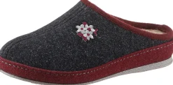 Hausschuhe|Schawos Pantoffel anthrazit