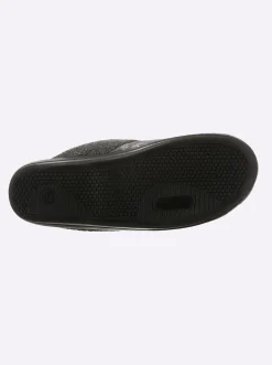 Hausschuhe| Pantoffel jeansblau