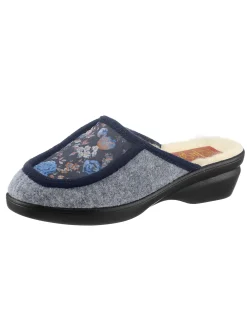 Hausschuhe|Schawos Pantoffel grau