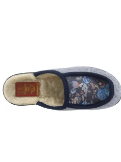 Hausschuhe|Schawos Pantoffel grau