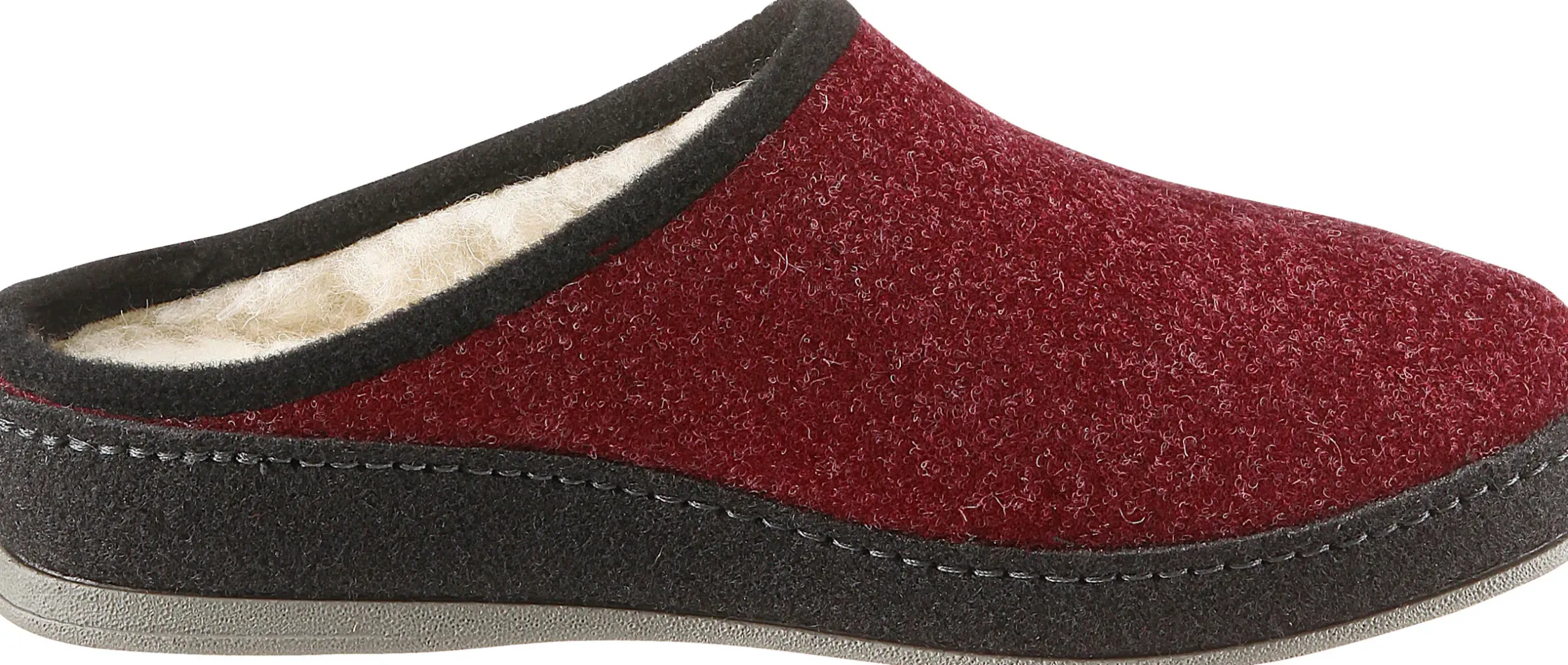 Hausschuhe|Schawos Pantoffel bordeaux