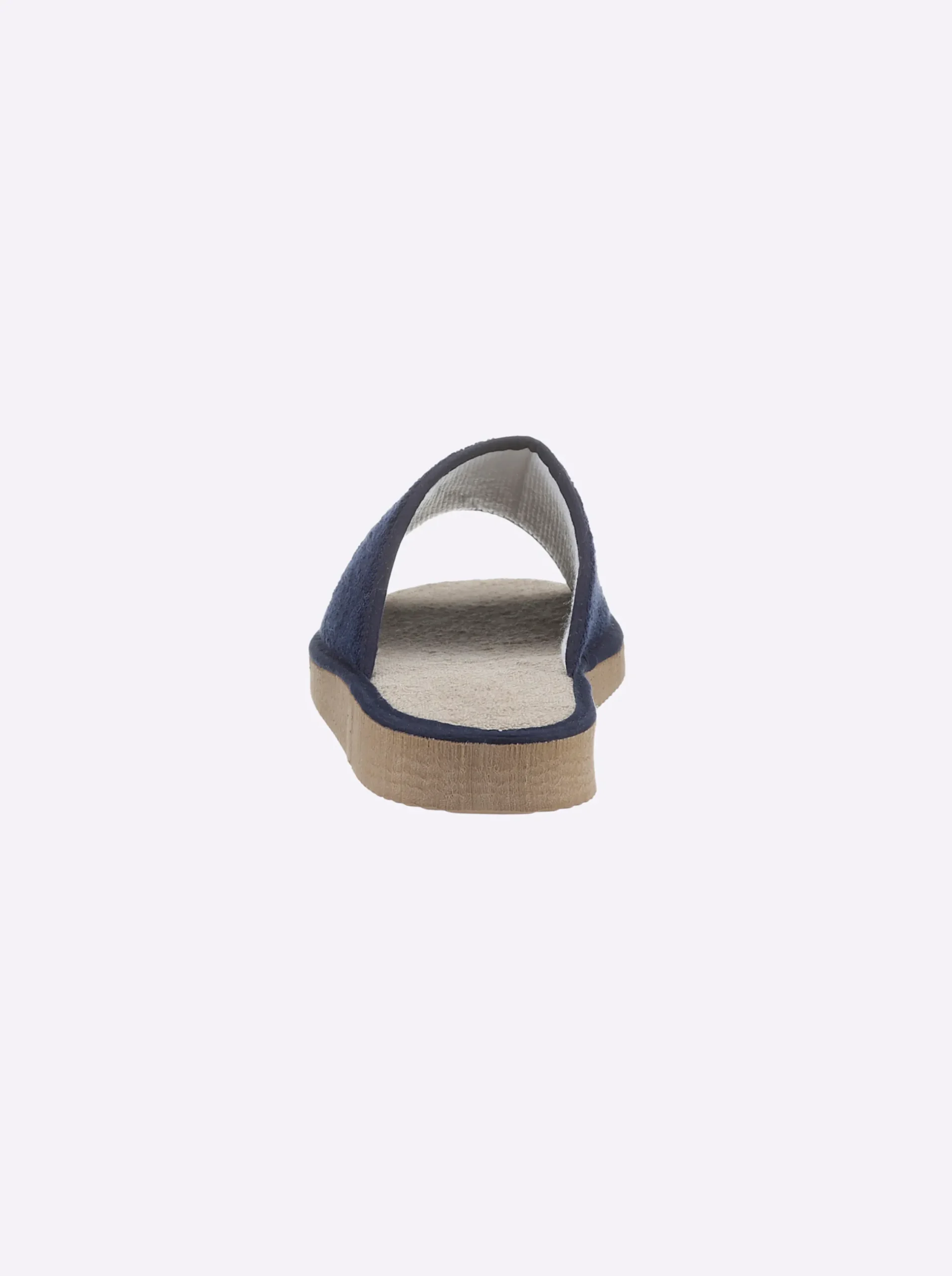 Hausschuhe| Pantoffel blau+marine