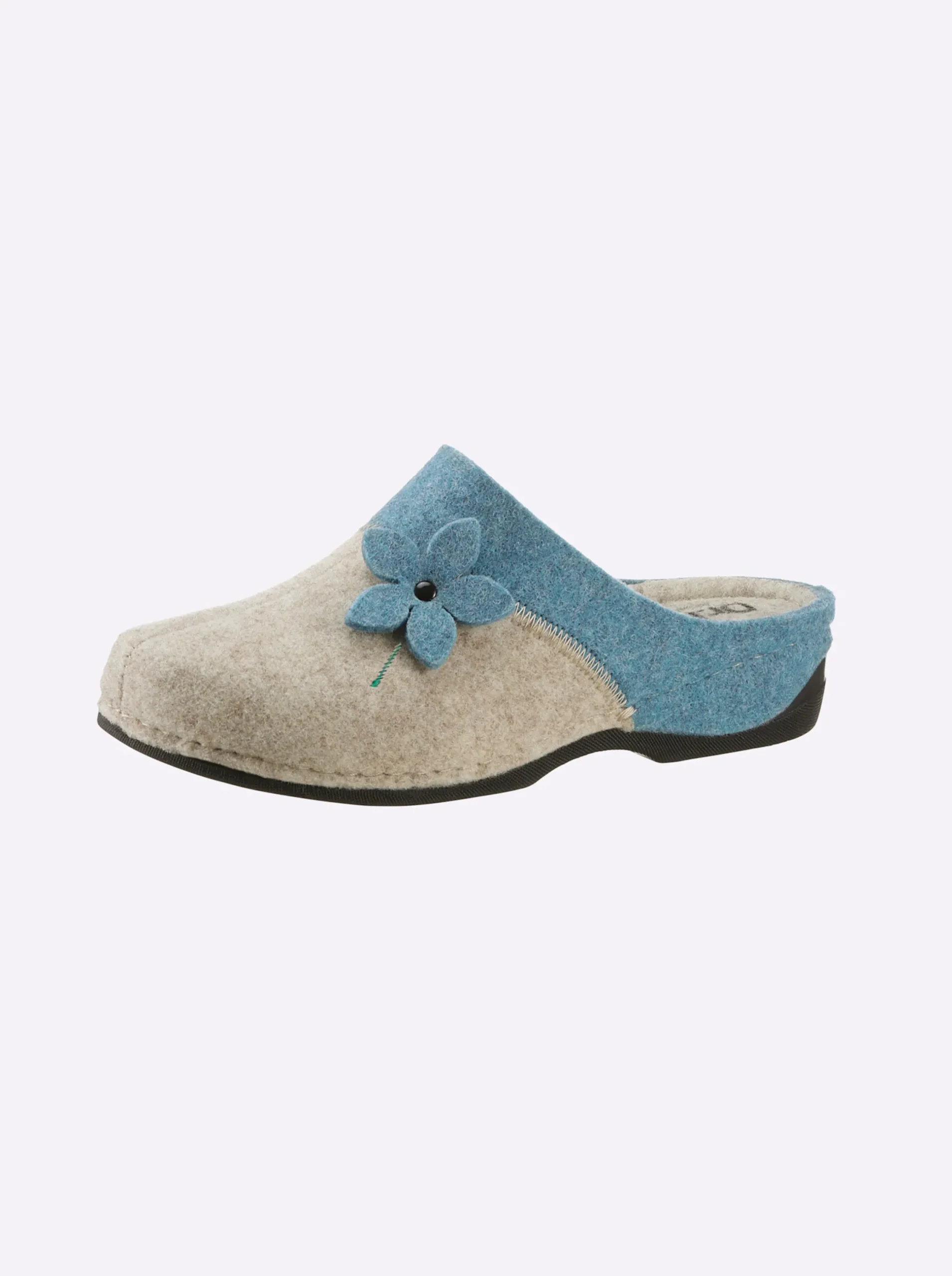 Hausschuhe|Dr. Feet Pantoffel salbei