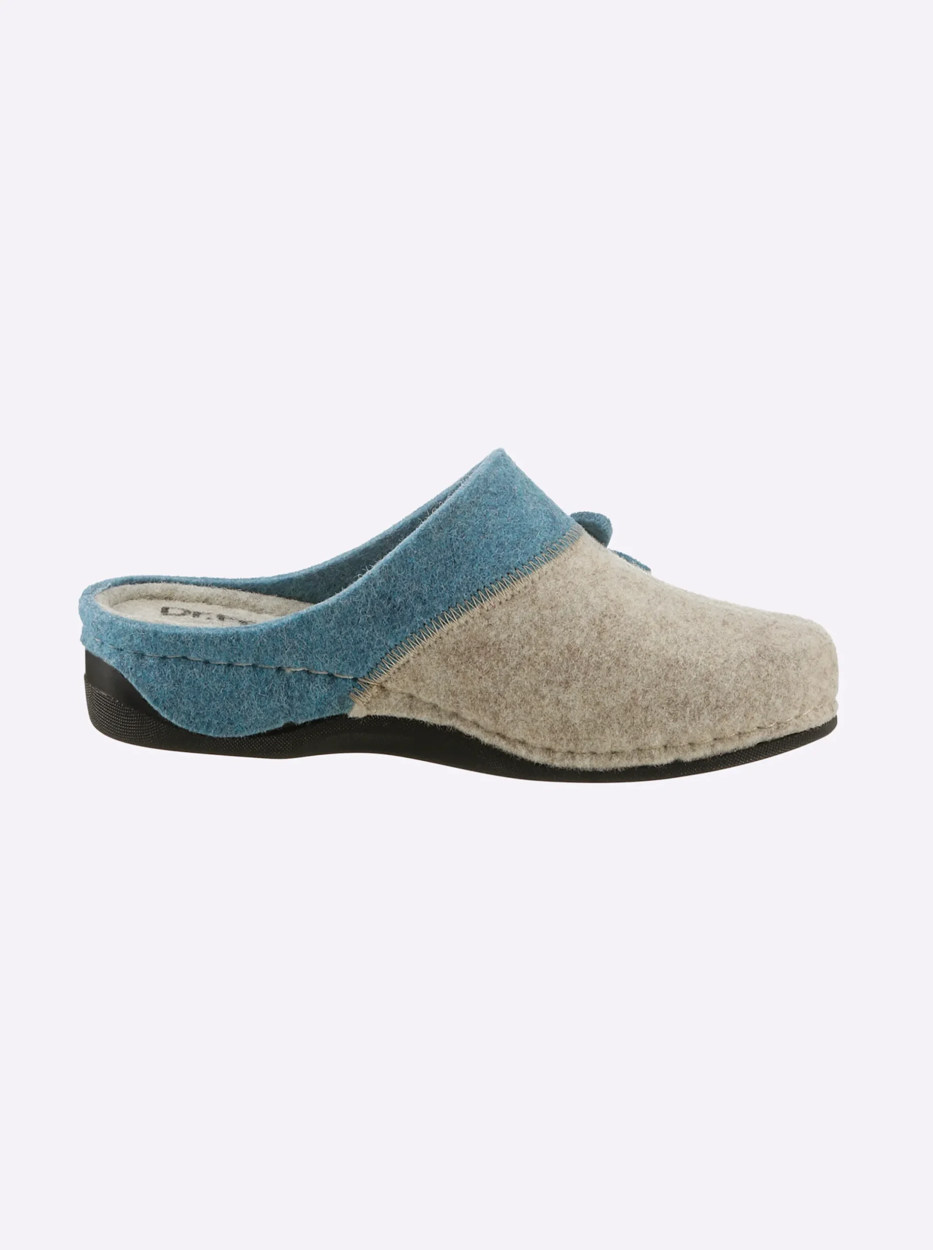 Hausschuhe|Dr. Feet Pantoffel salbei