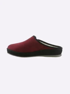 Hausschuhe|Schawos Pantoffel bordeaux