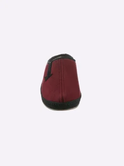 Hausschuhe|Schawos Pantoffel bordeaux