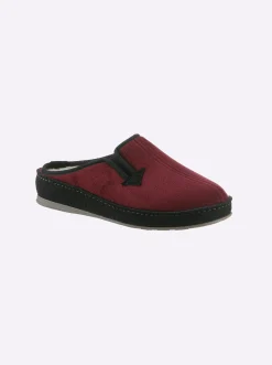 Hausschuhe|Schawos Pantoffel bordeaux