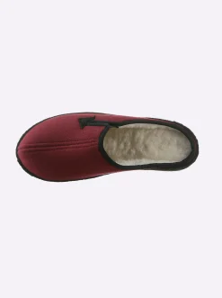Hausschuhe|Schawos Pantoffel bordeaux
